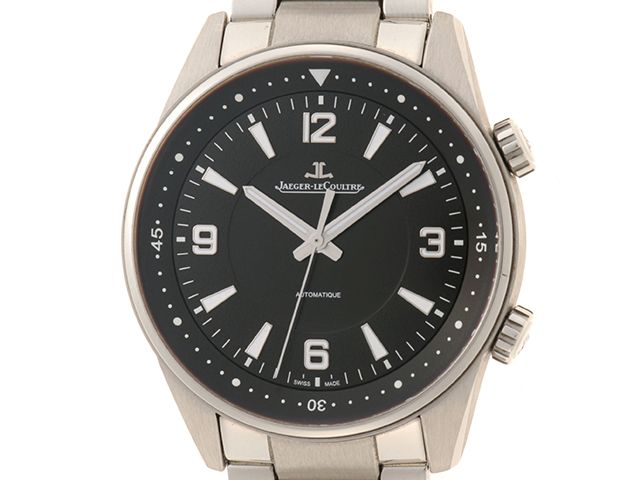 JAEGER-LECOULTRE ジャガー・ルクルト ポラリス Q9008170 腕時計 ステンレススチール ブラック 自動巻き メンズ【中古】