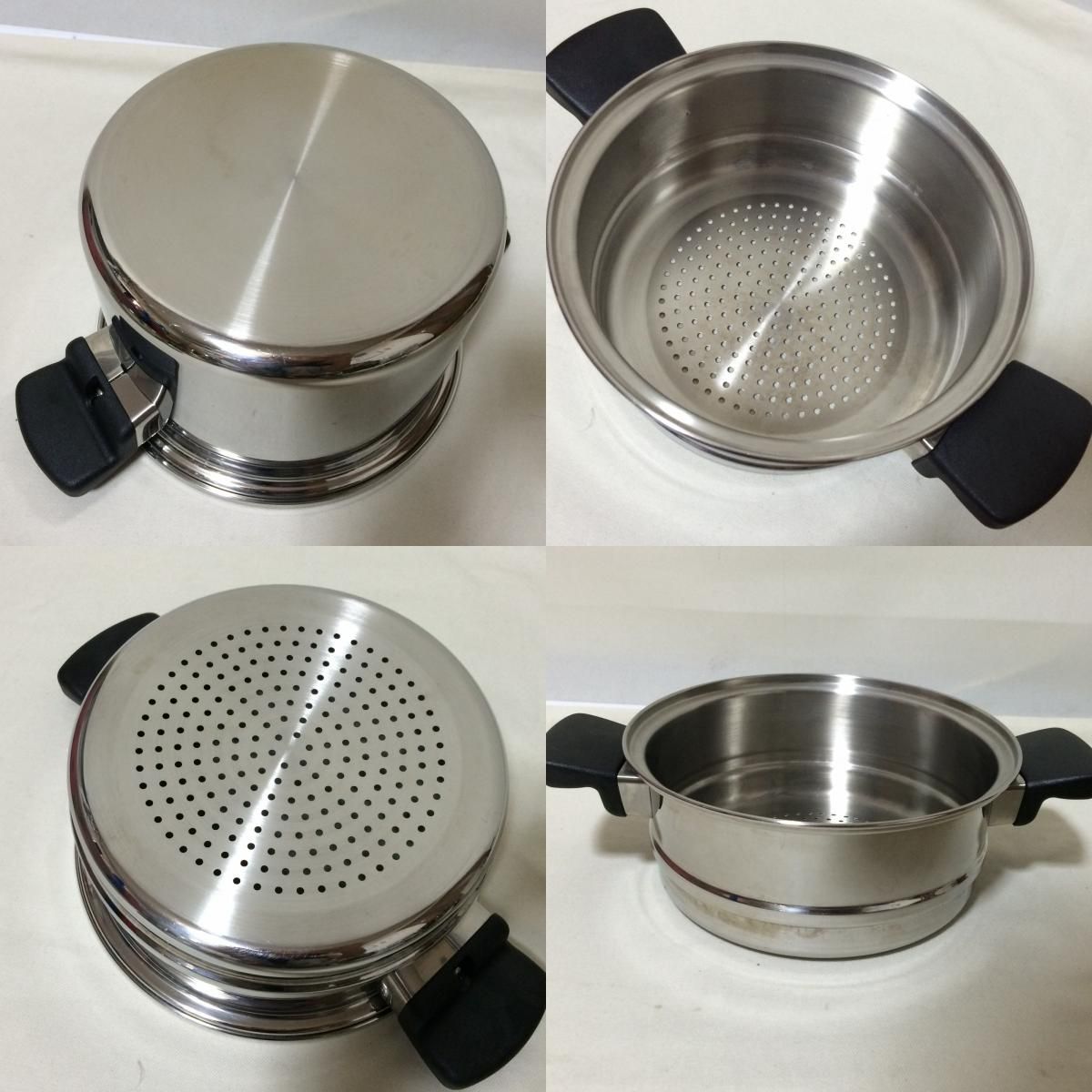 I363 Amway アムウェイ クィーン 4L シチューパン セット 鍋 蒸し器