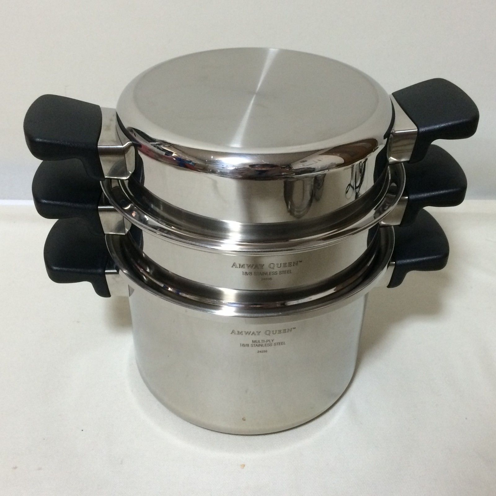 I363 Amway アムウェイ クィーン 4L シチューパン セット 鍋 蒸し器
