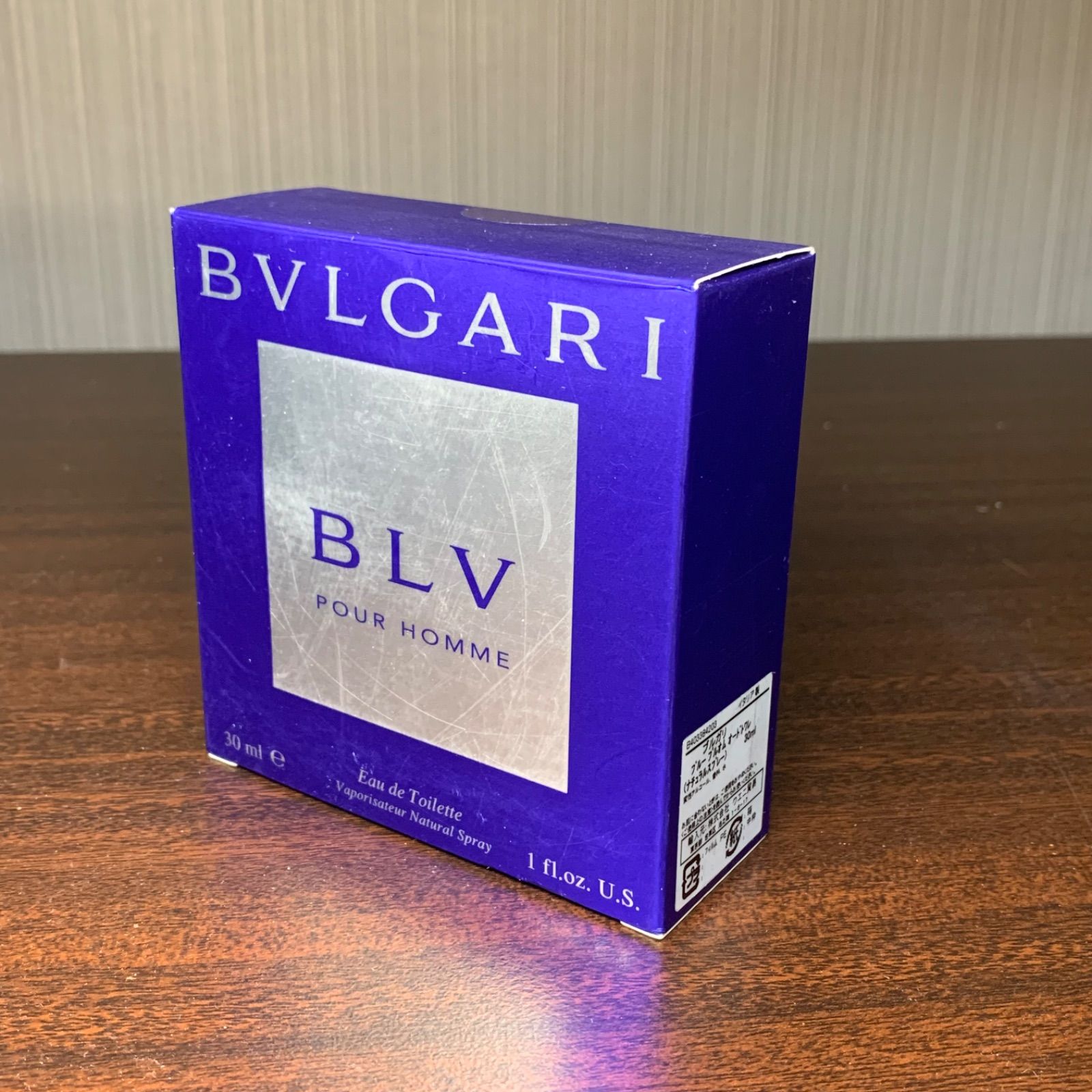 F248 未開封 BVLGARI ブルー プールオム 30ml EDT ブルガリ BLV オードトワレ 香水 化粧品 コスメ 日本語表記あり