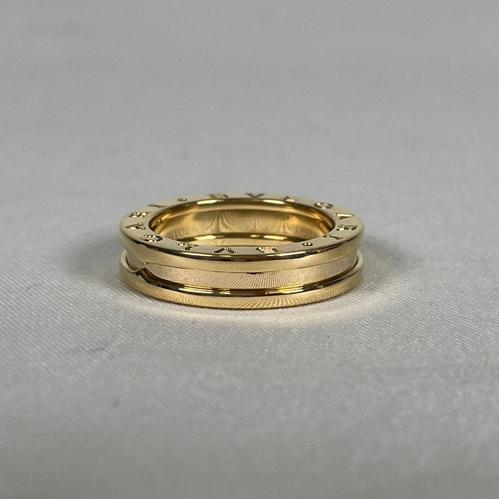 BVLGARI ブルガリ B-zoro1 ビーゼロワン リング 52 K18 約12号 総重量 