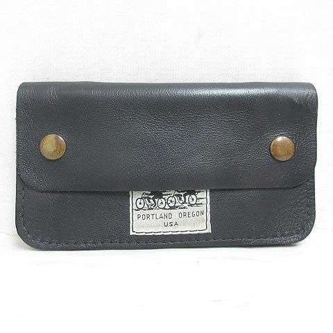 ラングリッツレザー Langlitz Leathers アメリカン トラッカー ウォレット 長財布 バイカーズ カウハイド 牛革 レザー 黒 ブラック ゴールド金具