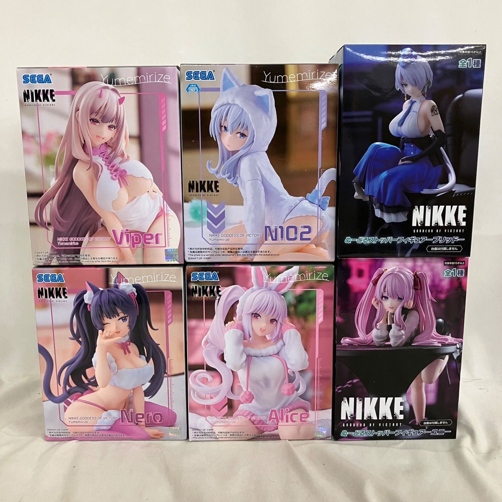 未開封 NIKKE Yumemirize 他 アリス 他 フィギュア 6個セット SF6850