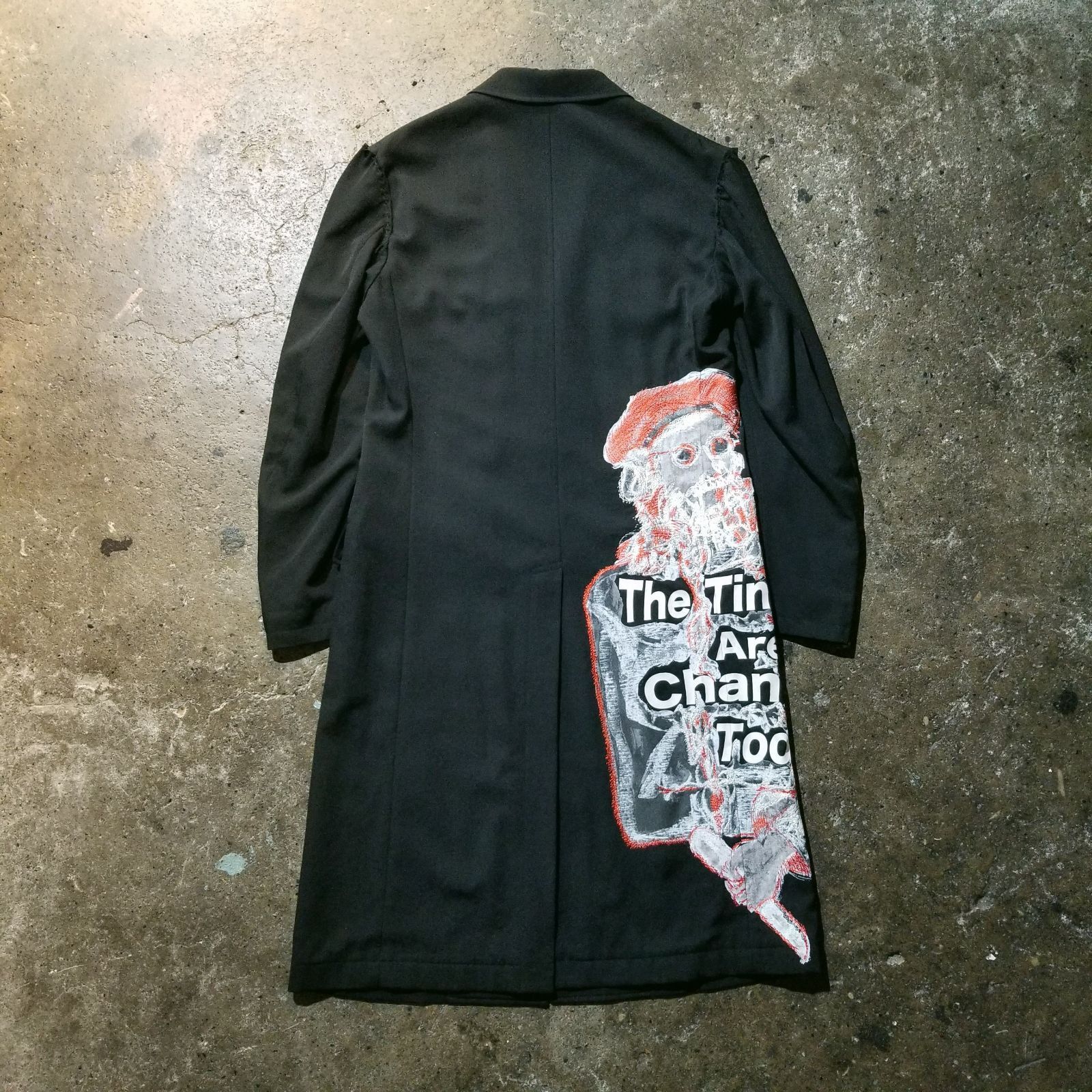 Yohji Yamamoto POUR HOMME 17aw 袖山刺繍プリントジャケット 2017aw 