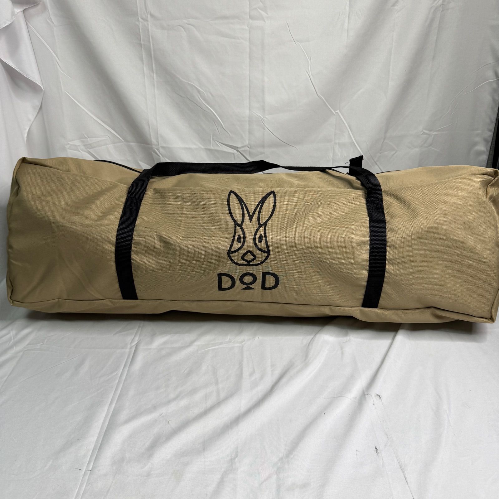 DOD ディーオーディー SOTO-KIWAMI S ソトキワミ インフレーターマット シングル キャンプマット 車中泊 アウトドア 自動膨張 タン 収納袋付き 中古 やや汚れあり