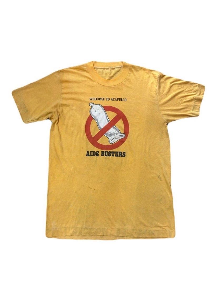 80's AIDS bUSTERS t-shirt