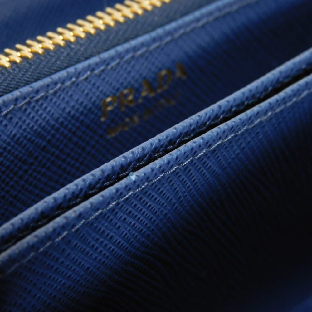 PRADA プラダ サフィアーノ リボン ジップアラウンドウォレット