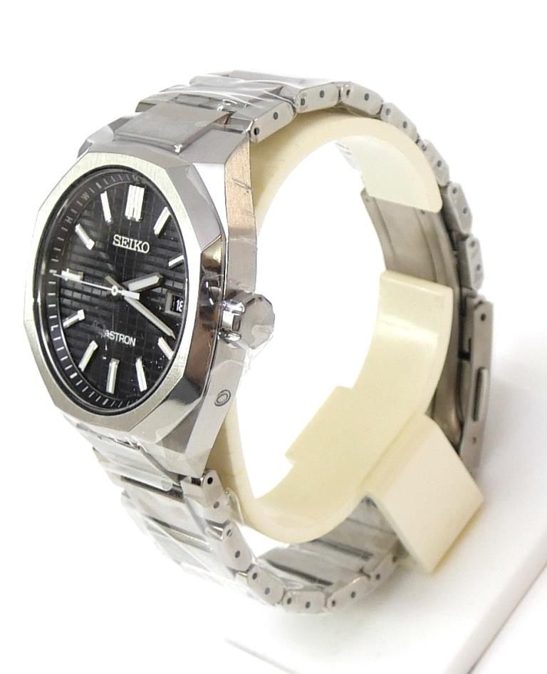 セイコー SEIKO アストロン ネクスター ソーラー電波 SBXY063 黒文字盤 チタン