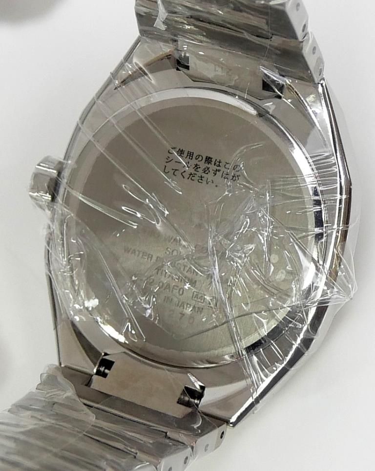 セイコー SEIKO アストロン ネクスター ソーラー電波 SBXY063 黒文字盤 チタン
