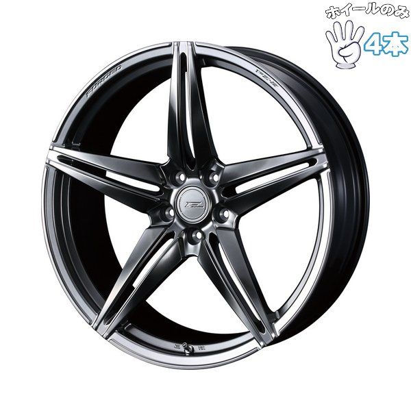 20インチ アルミホイール 5穴114.3 | ウェッズ エフゼロ FZ-3 ダイヤモンドブラック 9.5J 4本