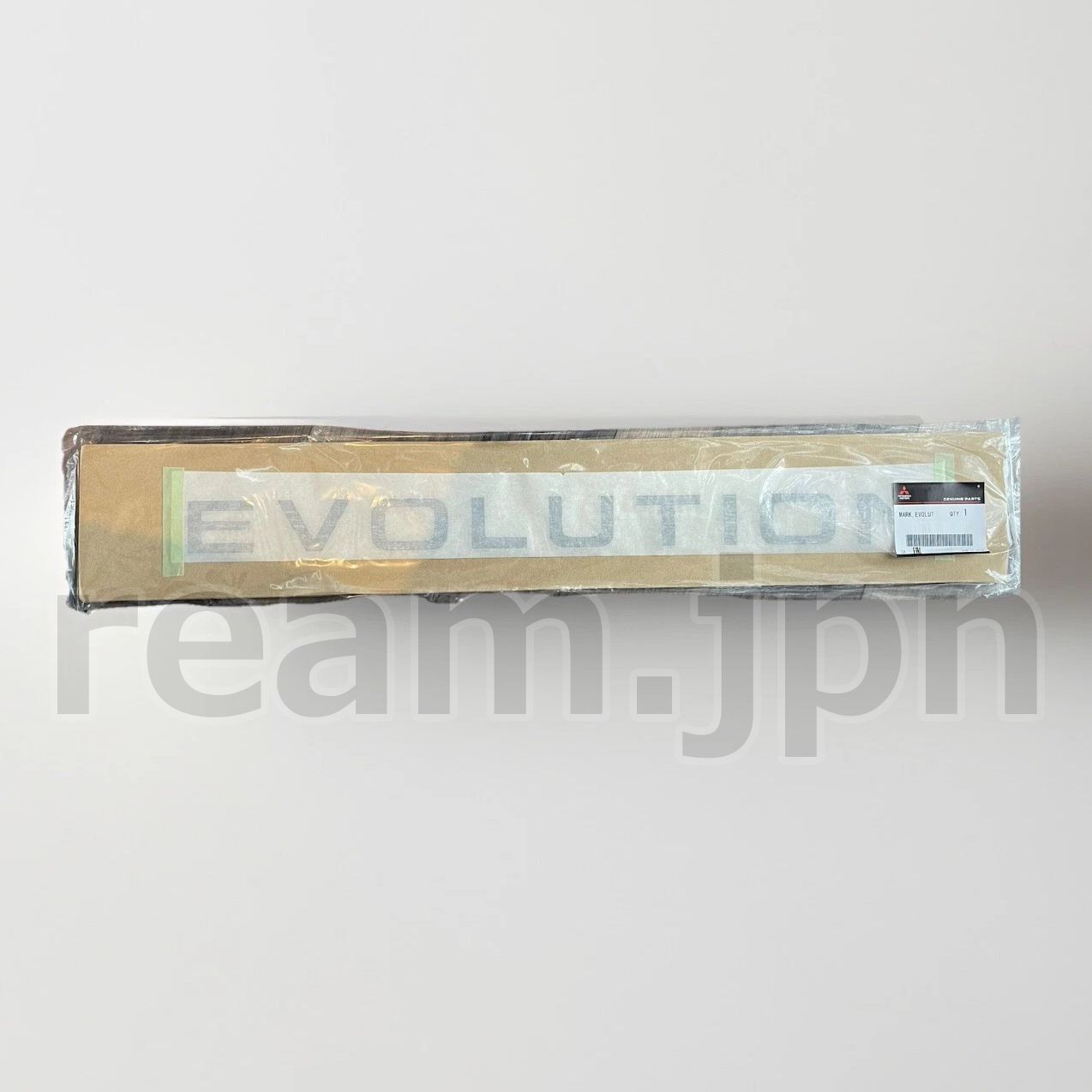 新品 三菱純正 パジェロ エボリューション エンブレム V55W 1個 フロント サイド リア リヤ Mitsubishi Genuine Pajero Evolution Emblem
