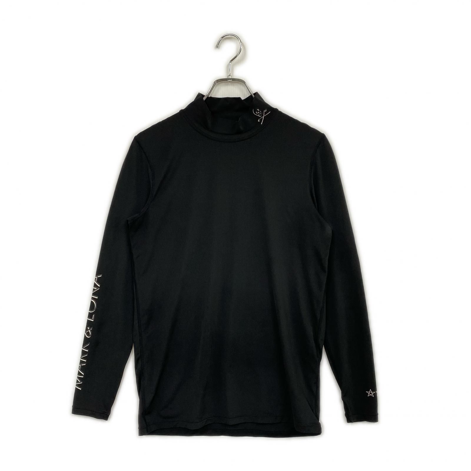 未使用級 25AW MARK&LONA マークアンドロナ モックネック インナー 中古 メンズ マークアンドロナ MARK&LONA インナー SM 黒 ブラック
