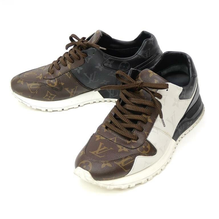 ルイ・ヴィトン LOUISVUITTON スニーカー ランアウェイライン 茶・黒・白 7