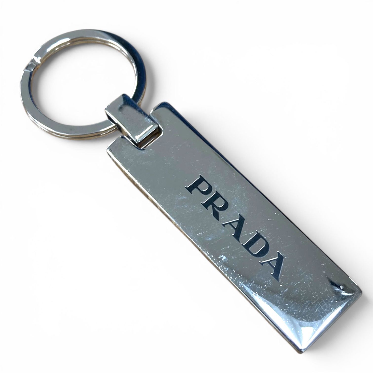 プラダ PRADA ロゴ メタル キーリング キーホルダー 1AP255 キングラム[01]