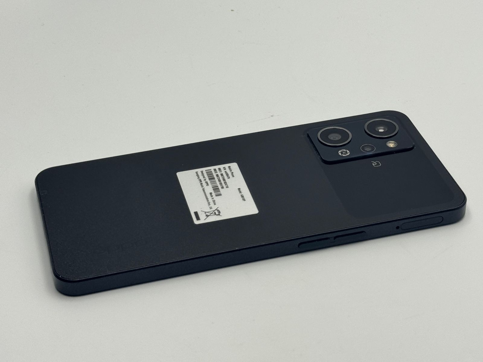 【中古B】OPPO Reno9 A A301OP 128GB ナイトブラック SIMフリー 白ロム