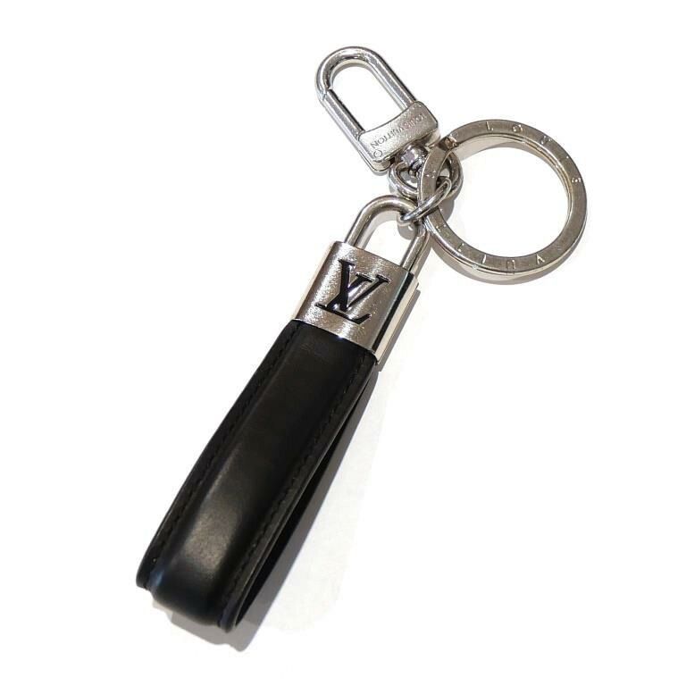 ルイ・ヴィトン LOUISVUITTON キーホルダー･LV パドロック M00745 黒