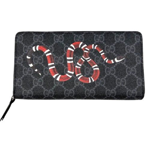 GUCCI グッチ GGスプリーム 長財布 スネーク 451273 ロングウォレット