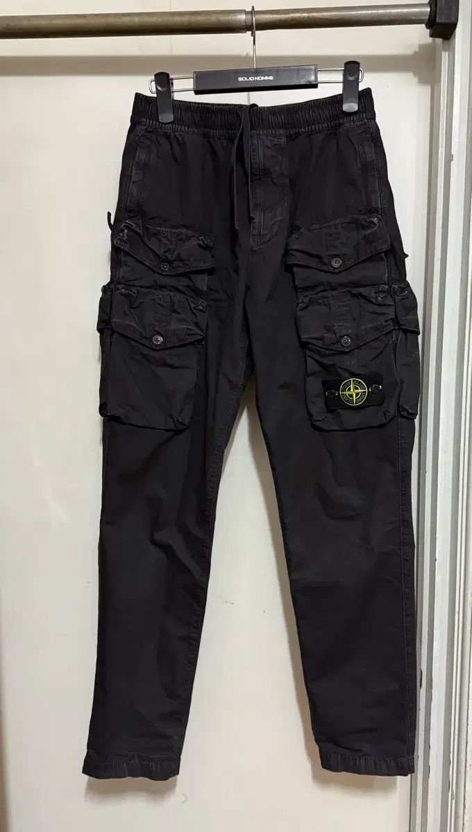 ストーンアイランド 22ss マルチタンカーゴパンツ ブラック 28サイズ