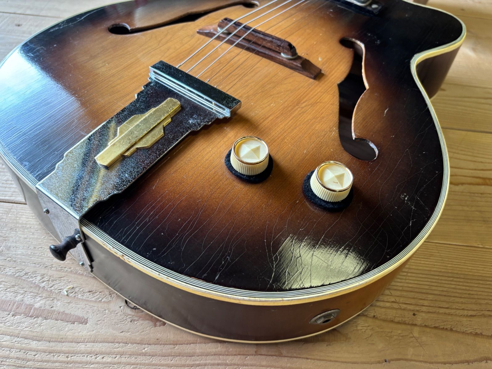 TEISCO EP-11 NAT 1960年代 TEISCO EP-11 テスコ フルアコースティックギター - メルカリ