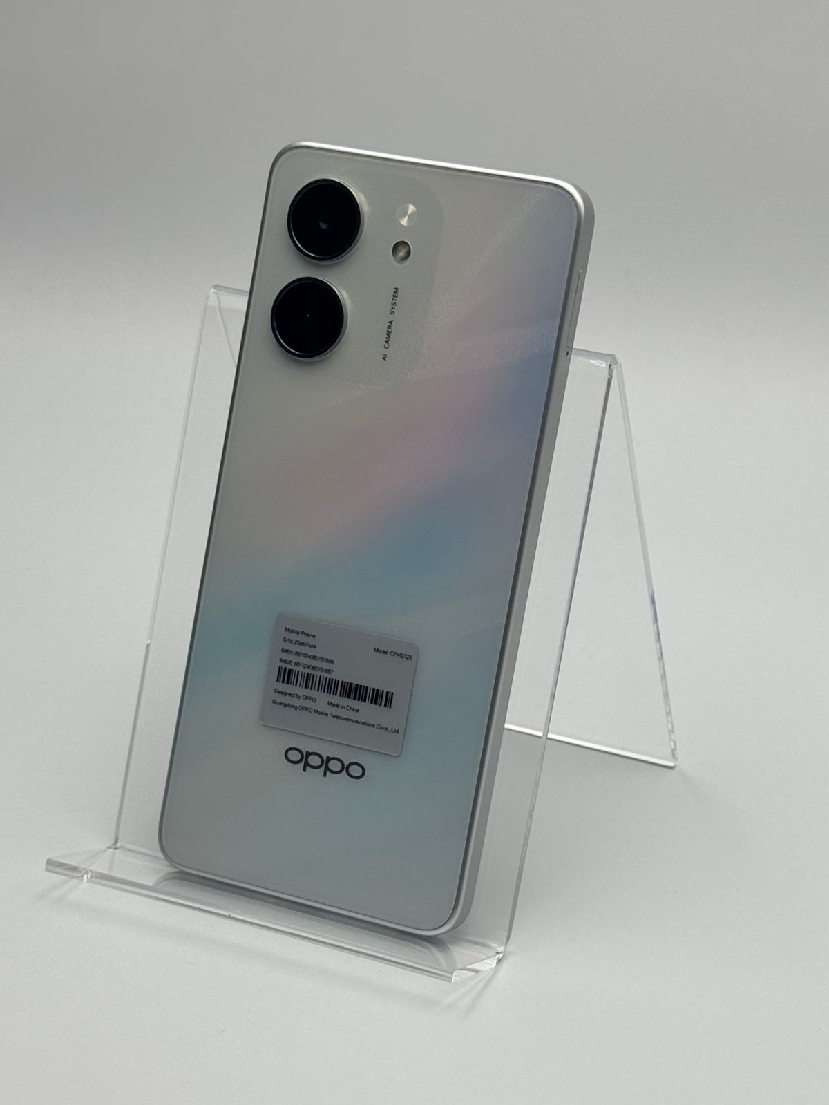 【中古A】OPPO A5x CPH2725 ホワイト SIMフリー 白ロム