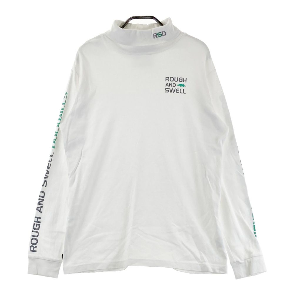 サイズ：L ROUGH&SWELL ラフアンドスウェル 長袖タートルネックTシャツ