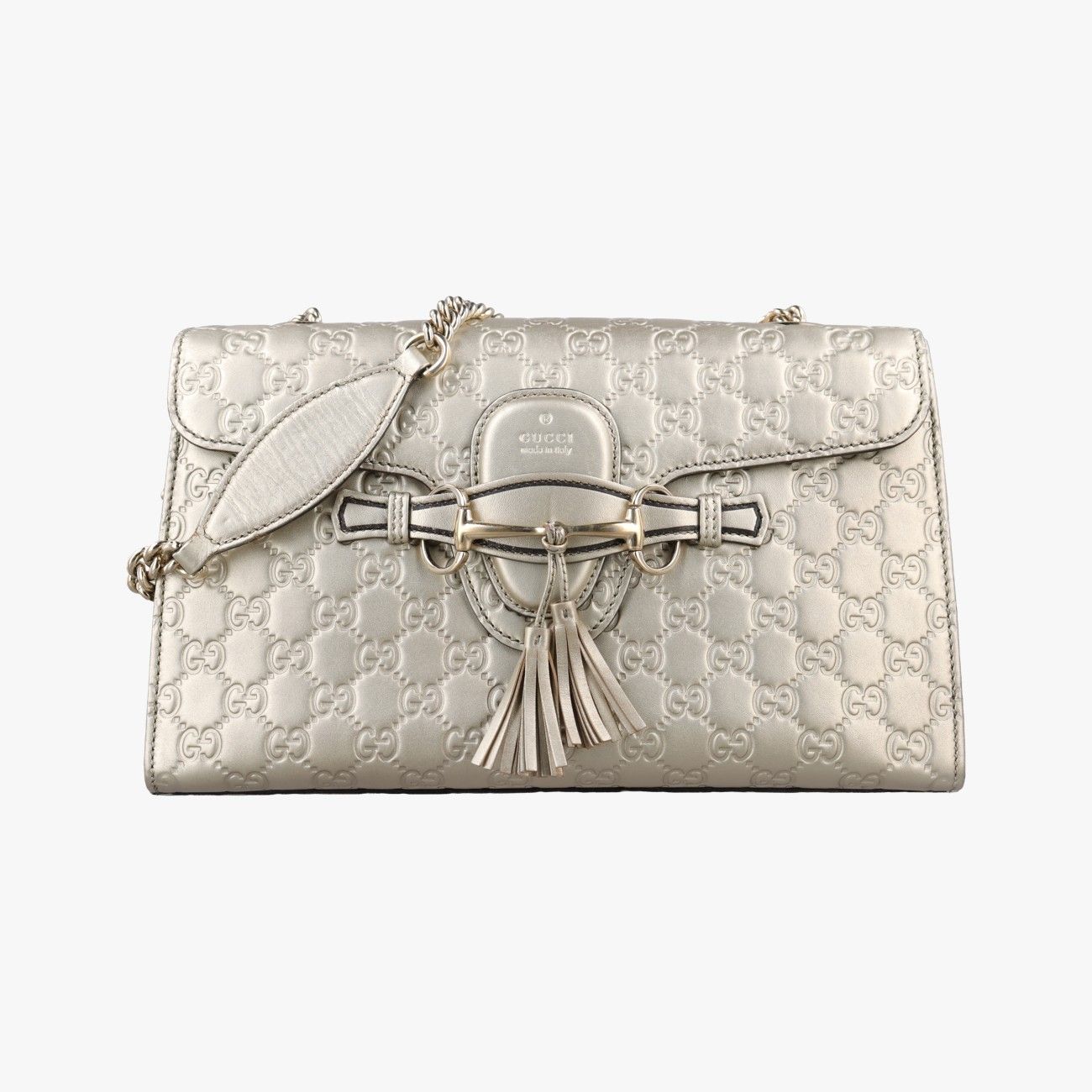 グッチGucciエミリー ライトゴールド レザー 295402 C012742923