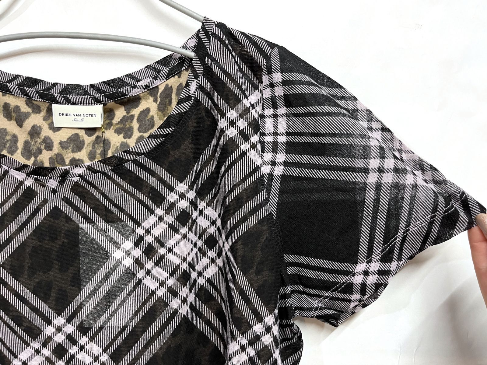 DRIES VAN NOTEN｜ドリスヴァンノッテン チェック レオパード 半袖