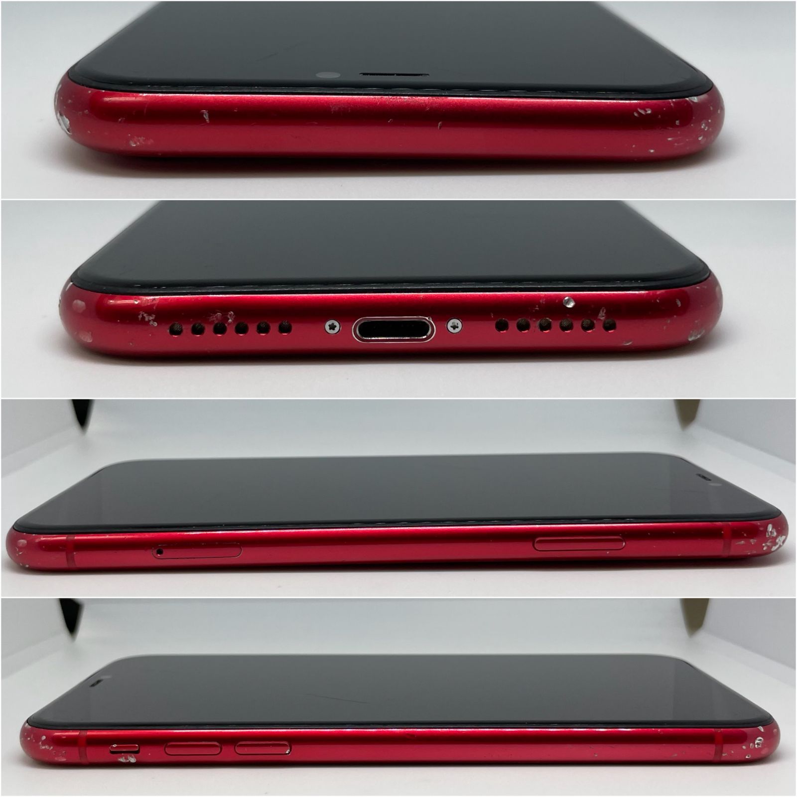 iPhone11 64GB レッド ジャンク 画面傷・液晶焼け - メルカリ