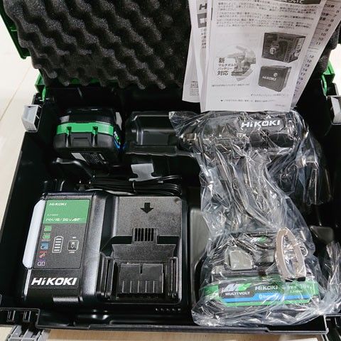HiKOKI　ハイコーキ　WR36DH 2XPBSZ　コードレスインパクトレンチ　フルセット