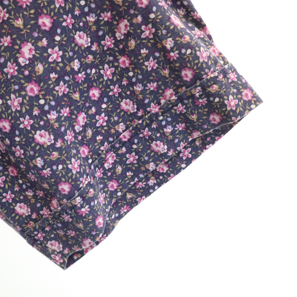 70s Rockmount ウエスタンシャツ ローズ柄プリント 15.5 RockMount ロックマウント 70s USA製 ヴィンテージ 花柄 半袖