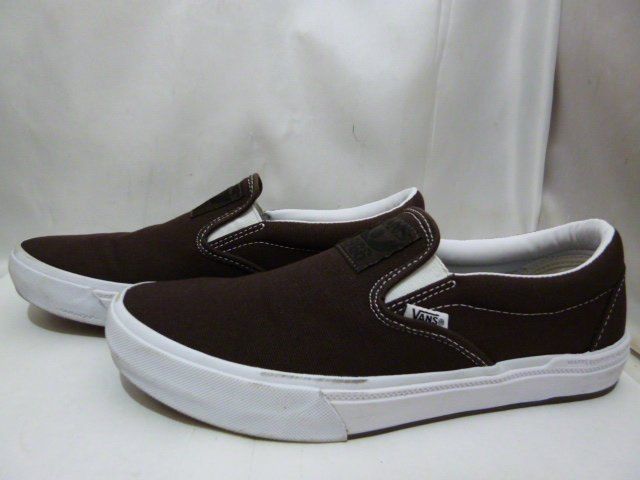 VANS バンズ BMX SLIP-ON VN0005V1NWH スリッポン 箱付 サイズ26.5cm 茶系 シューズ