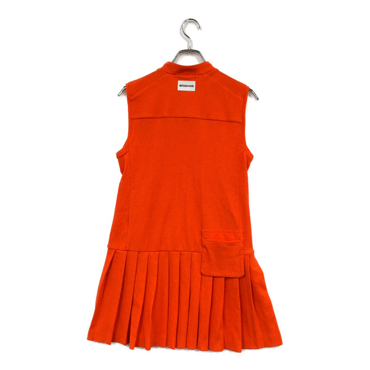 【美品】アルチビオarchivio ベスト　オレンジ 中古 レディース アルチビオ archivio ワンピース 40(L) オレンジ