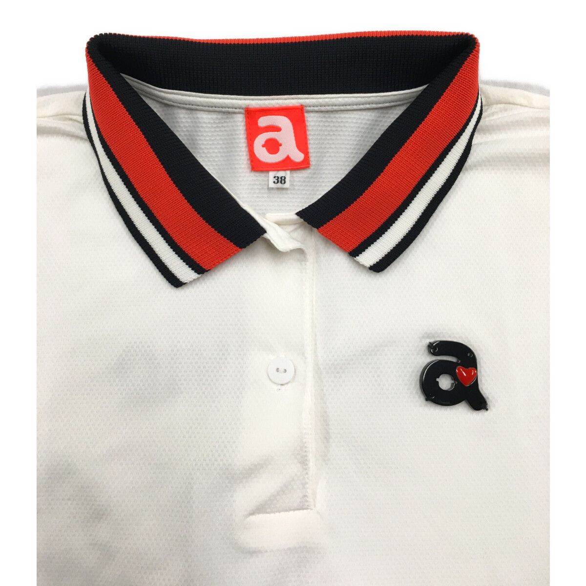 中古 レディース アルチビオ archivio 半袖ポロシャツ 38(M) 白
