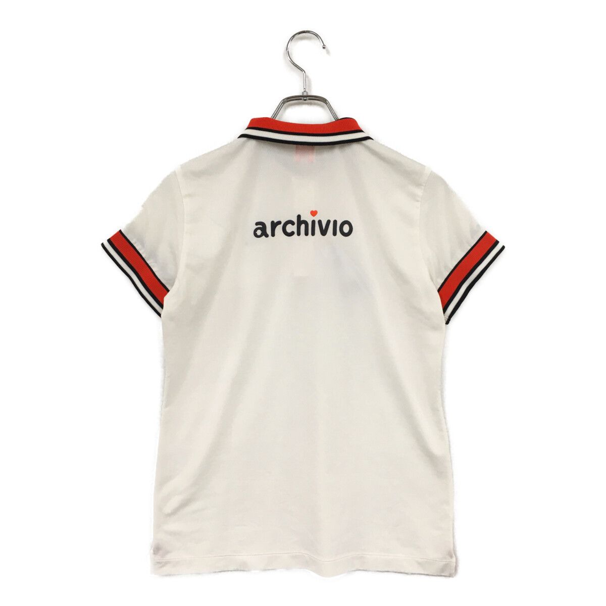 中古 レディース アルチビオ archivio 半袖ポロシャツ 38(M) 白