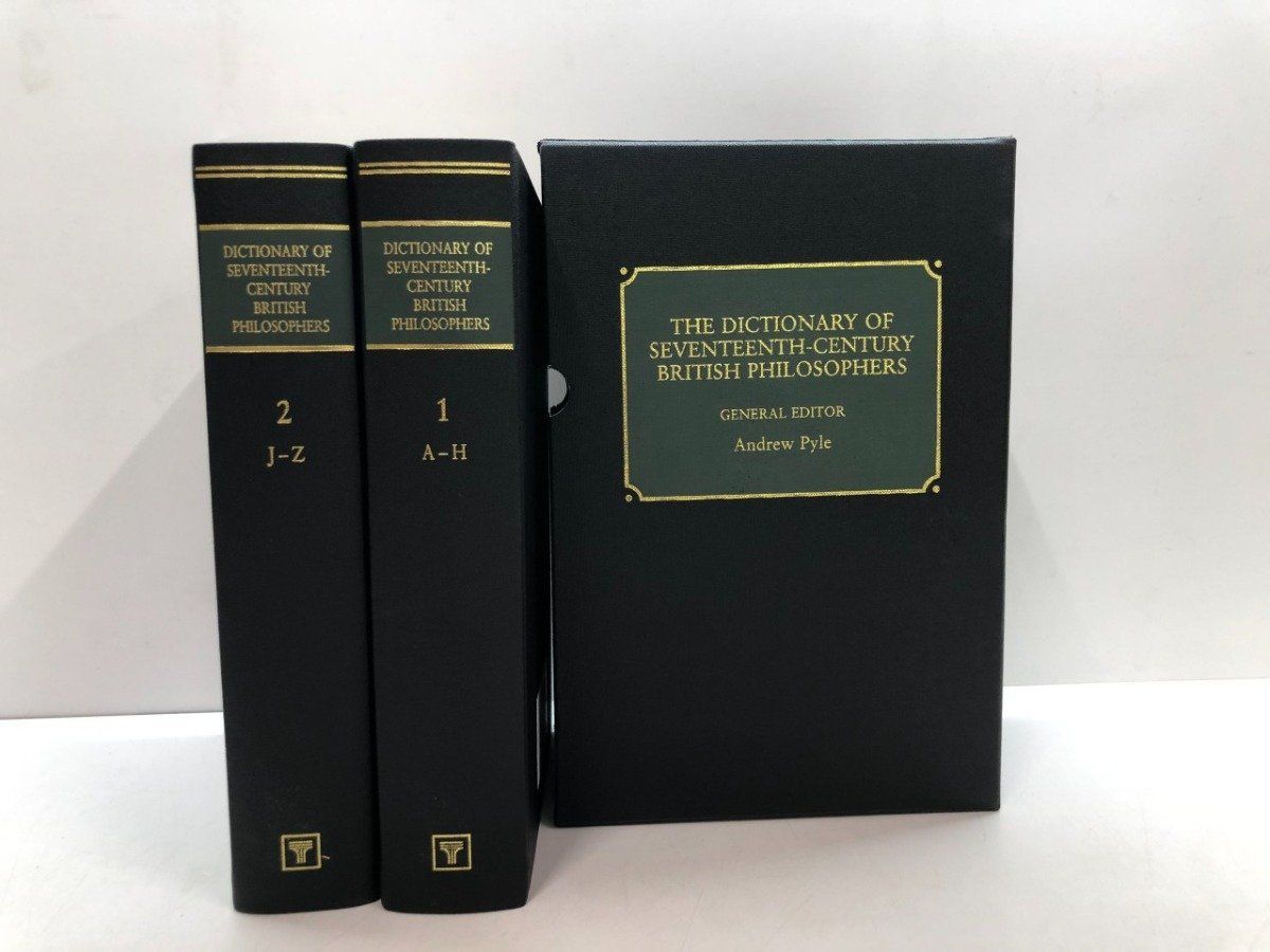 ◆[Y]The Dictionary of Seventeenth-Century British Philosophers Thoemmes Press 2000年