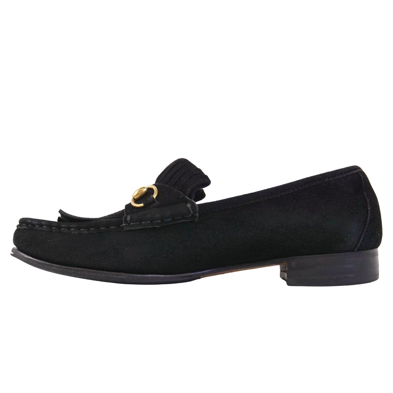 美品 グッチ GUCCI ローファー モカシン ホースビット キルト 