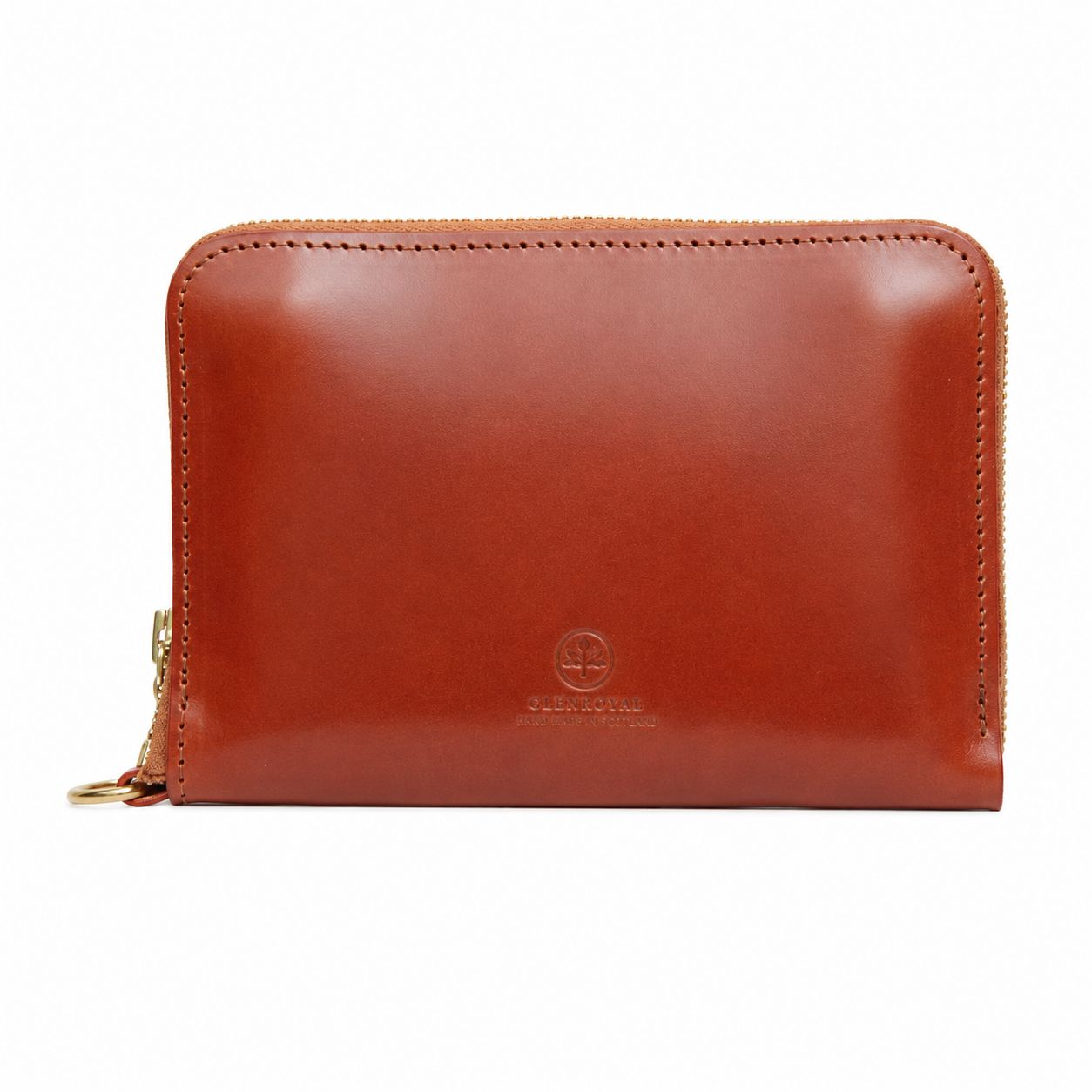 【ギフト対応可】グレンロイヤル GLENROYAL 二つ折り財布 WALLET WITH DIVIDERS OXFORD TAN ブライドルレザー ユニセックス おしゃれ 人気 ブランド 誕生日 記念 プレゼント ギフト 送料無料