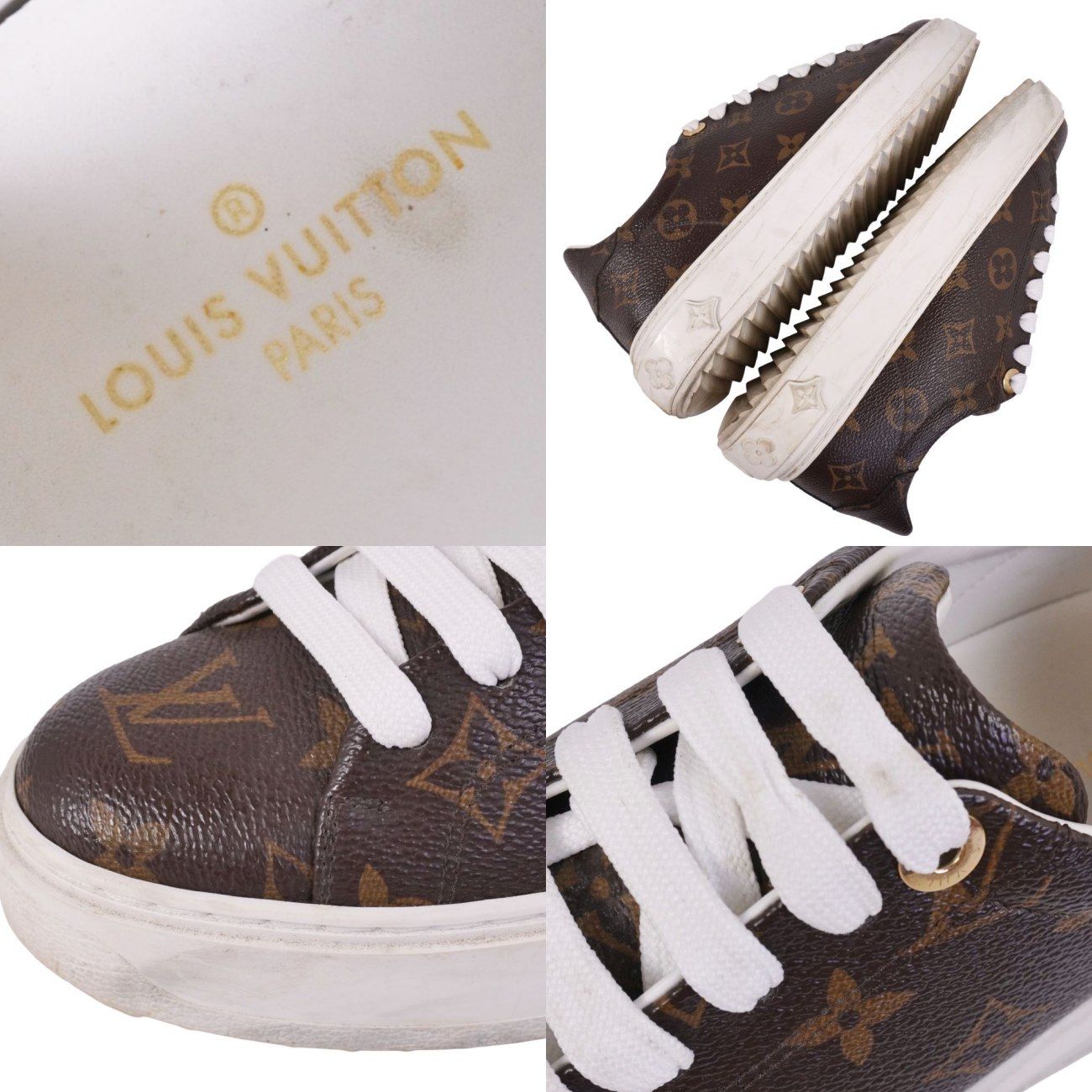 ルイヴィトン LOUIS VUITTON スニーカー タイムアウト モノグラム 