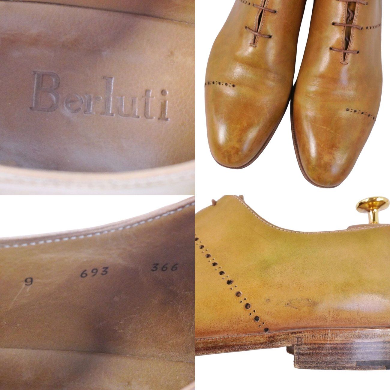 ベルルッティ Berluti レザー?シューズ オルガ期 アレッサンドロ ガレ 