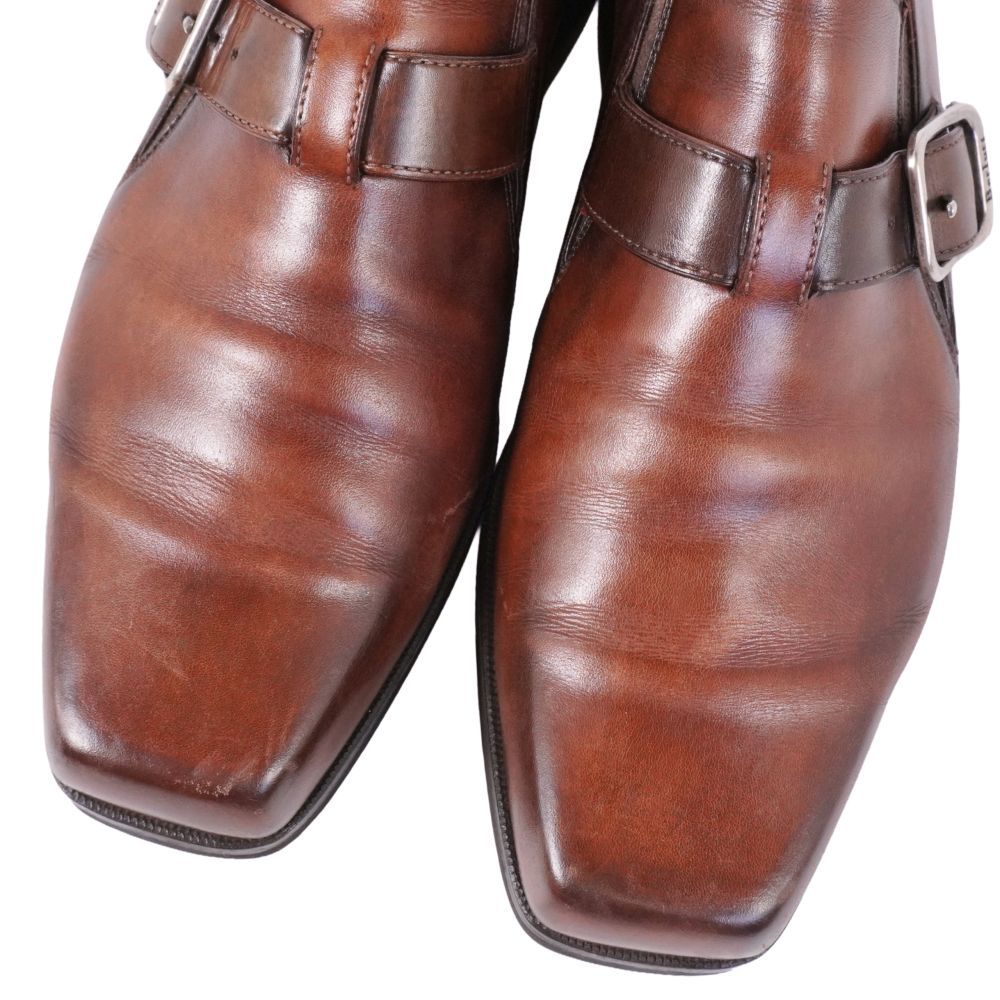 美品 ベルルッティ Berluti レザー?シューズ ウルティマ モンク