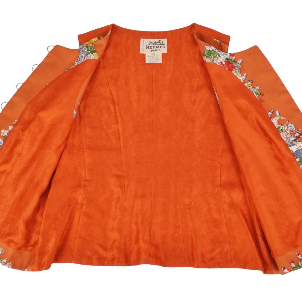 美品 Vintage エルメス HERMES ベスト ジレ CIRQUE MOL - メルカリ