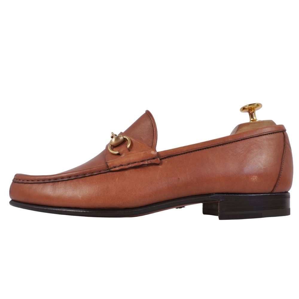 未使用 Vintage グッチ GUCCI ローファー モカシン ホースビット