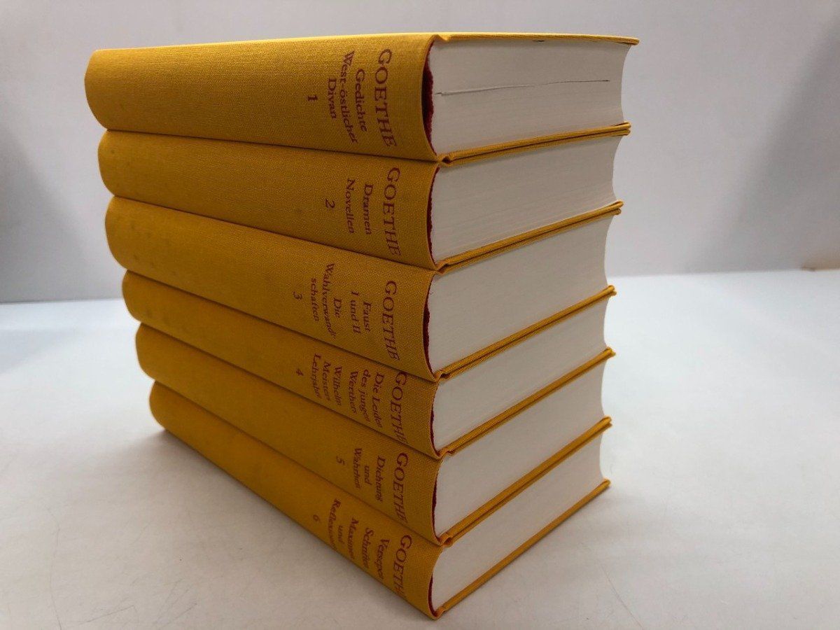 ◇[Y]洋書6巻セット Goethe. Werke in sechs Banden. Jubilaumsausgabe