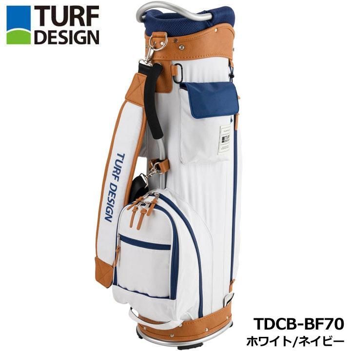 新品★ターフデザイン★TURF DESIGN★TDCB-BF70 カート キャディバッグ★2026★9.5型 2.9kg★【WH/NV】ホワイト/ネイビー