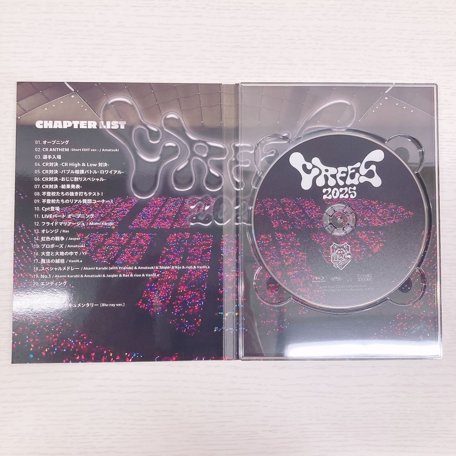 Crazy Raccoon CR FES 2025 Blu-ray - メルカリ