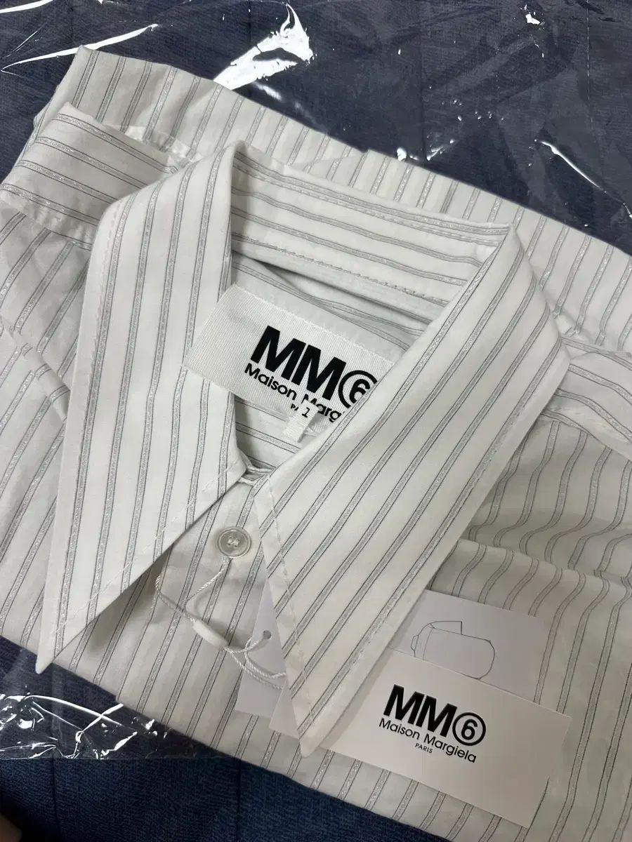 MM6 Maison Margiela オーバーサイズ ストライプ シャツ 新品 L