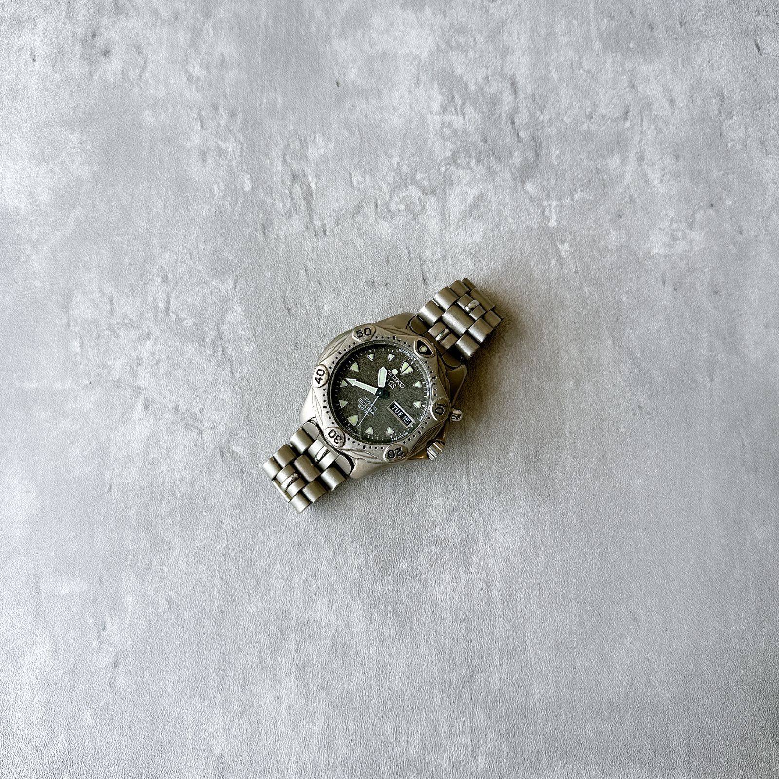 SEIKO AGS SCUBA TITANIUM 200m セイコースキューバ 5M23-7A31 新品 