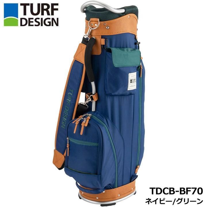 新品★ターフデザイン★TURF DESIGN★TDCB-BF70 カート キャディバッグ★2026★9.5型 2.9kg★【NV/GN】ネイビー/グリーン