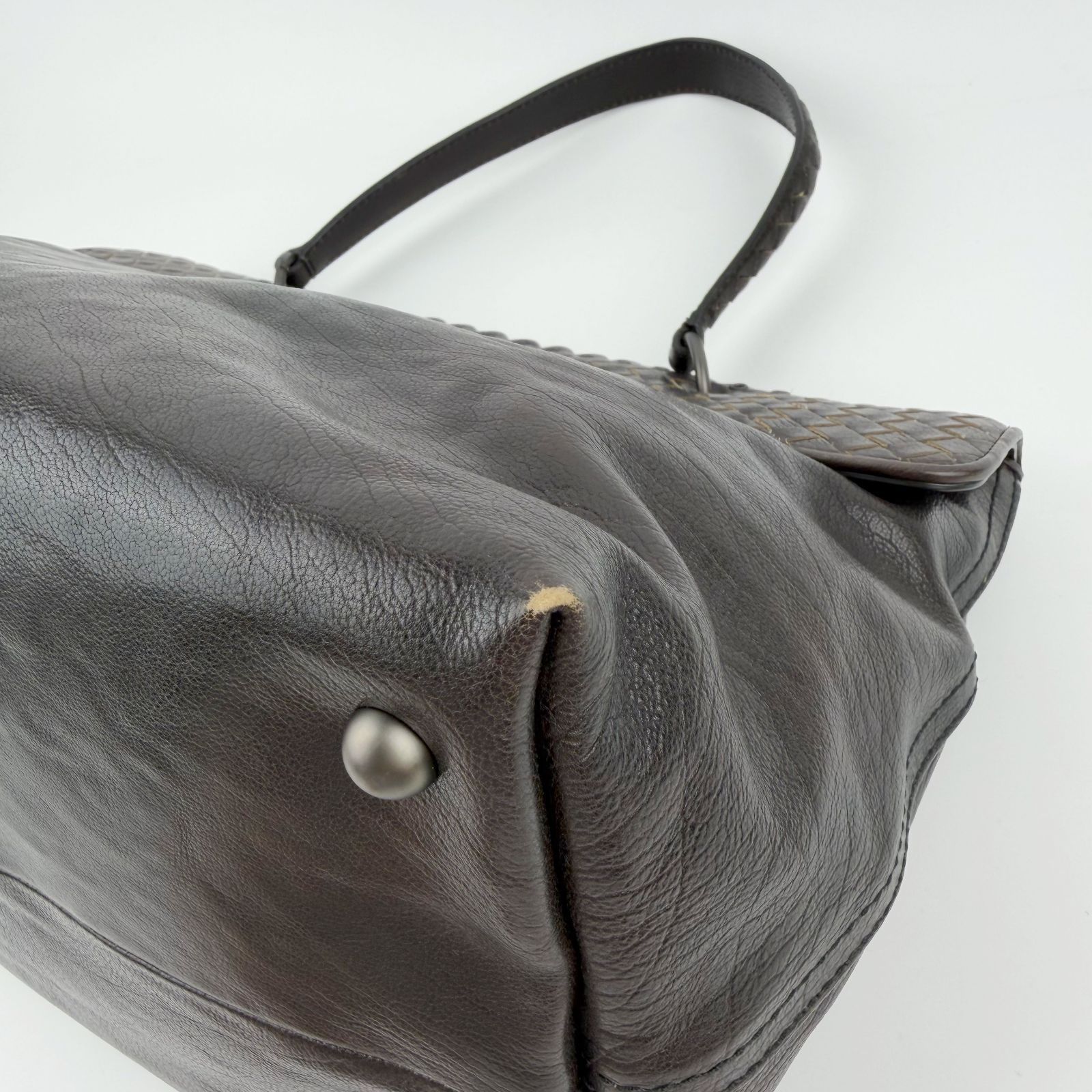 中古】BOTTEGA VENETA ボッテガヴェネタ イントレチャート フラップ