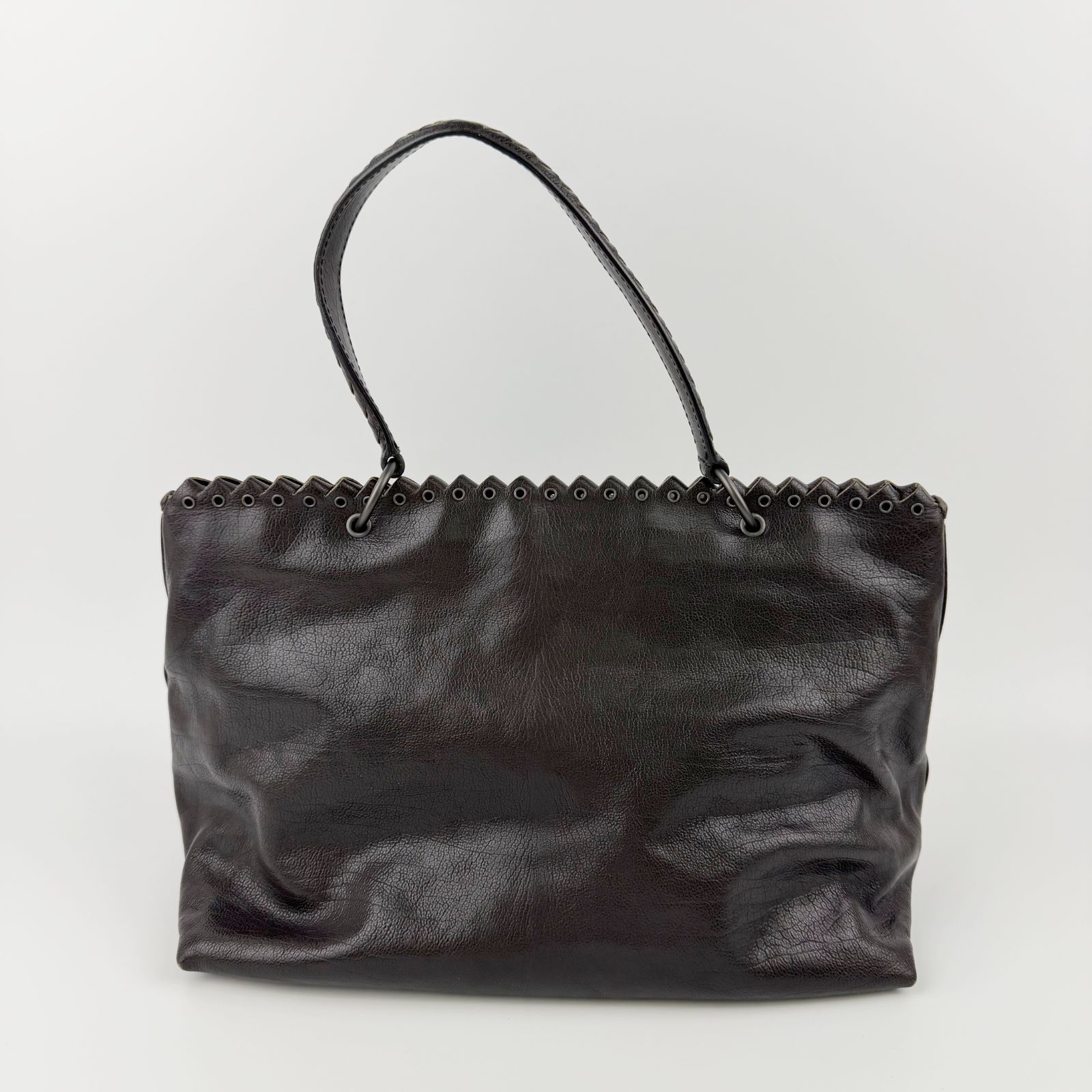 中古】BOTTEGA VENETA ボッテガヴェネタ イントレチャート フラップ